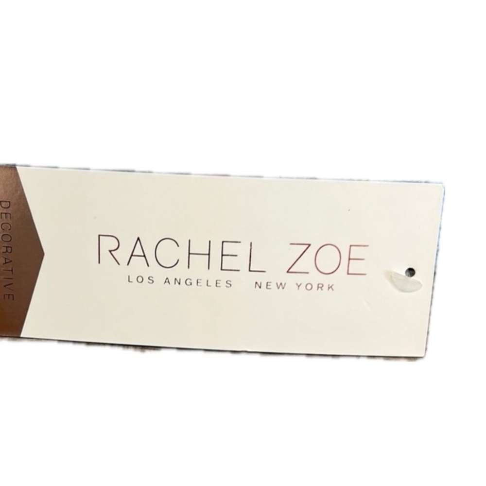 NWT ⚜️🩵⚜️ Rachel Zoe Viral Homebody Club Needlepoint Embroidered Pillow - Picture 3 of 4